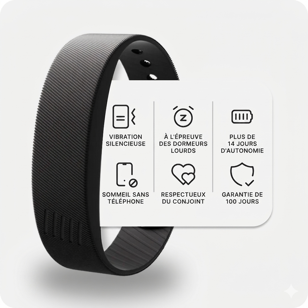 Bracelet Réveil Vibrant Intelligent