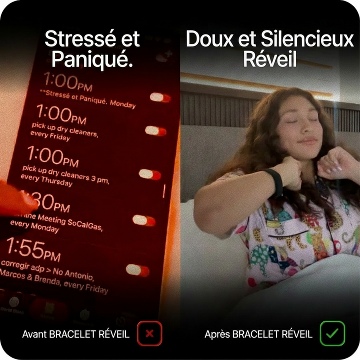 Bracelet Réveil Vibrant Intelligent